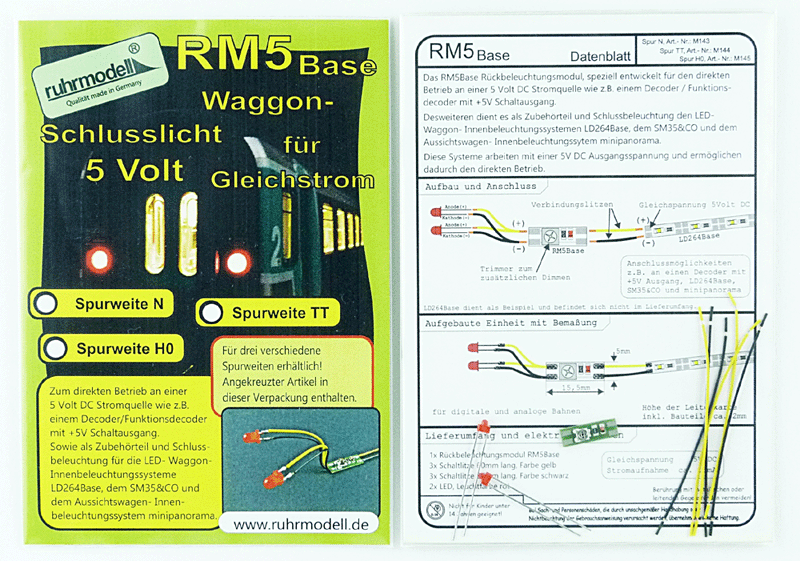 waggonbeleuchtung RM5Base
